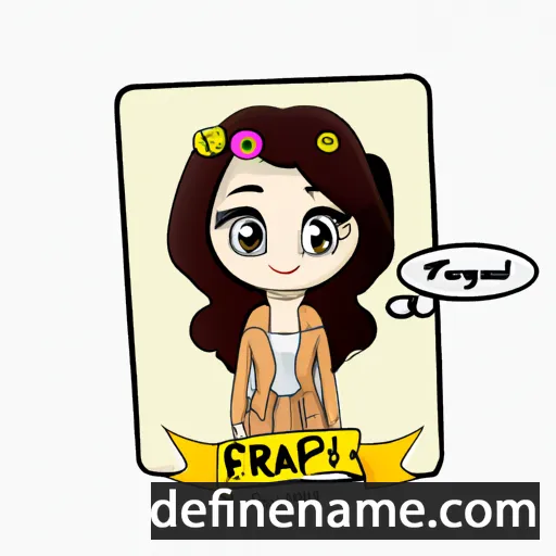 cartoon of the name Faryal