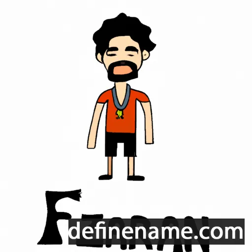 cartoon of the name Farzan