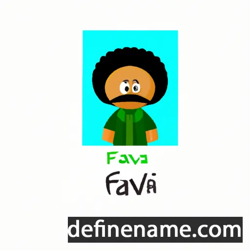 cartoon of the name Fasavalu