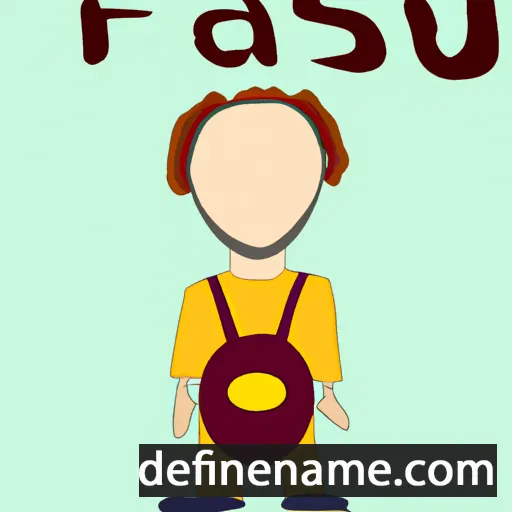 cartoon of the name Fassu