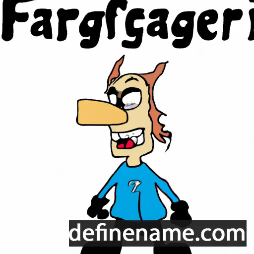 cartoon of the name Fastgæirr