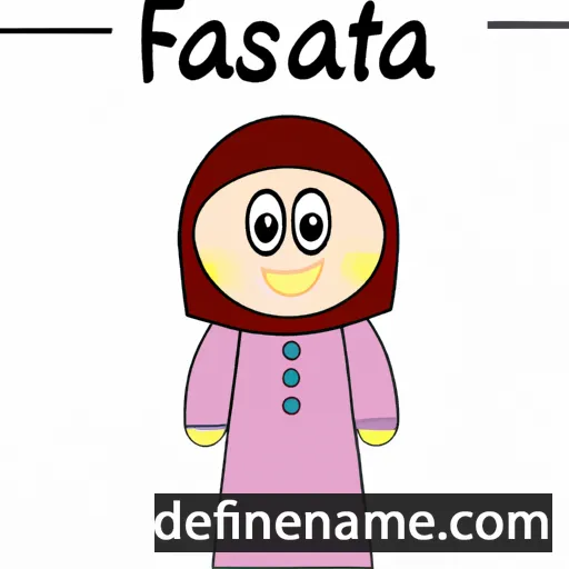 cartoon of the name Fastida