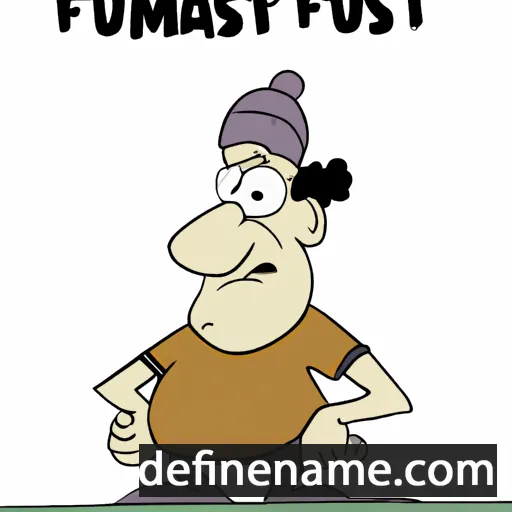 Fastmund cartoon