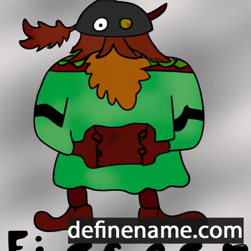 cartoon of the name Fastþegn