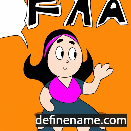 cartoon of the name Fata