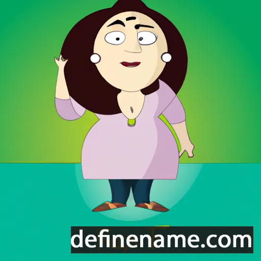 cartoon of the name Faten