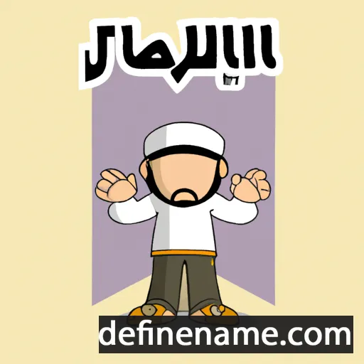 cartoon of the name Fathallah