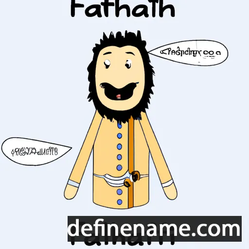 cartoon of the name Fathullah