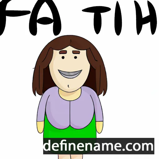 cartoon of the name Fati