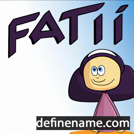 cartoon of the name Fatim