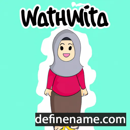 cartoon of the name Fatmawati