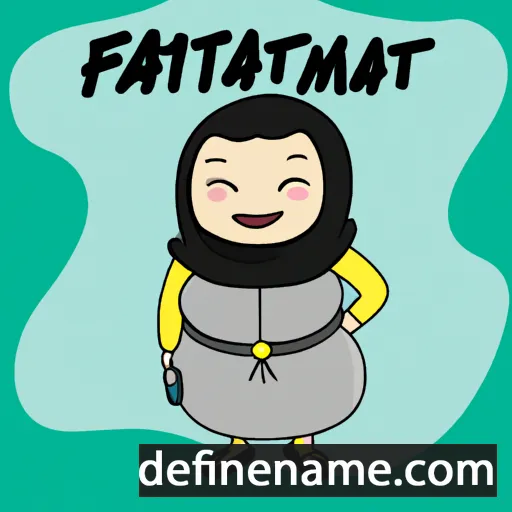 cartoon of the name Fatmayanti