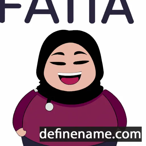 cartoon of the name Fatna