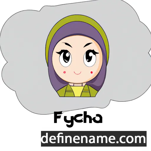 cartoon of the name Fauqiyah