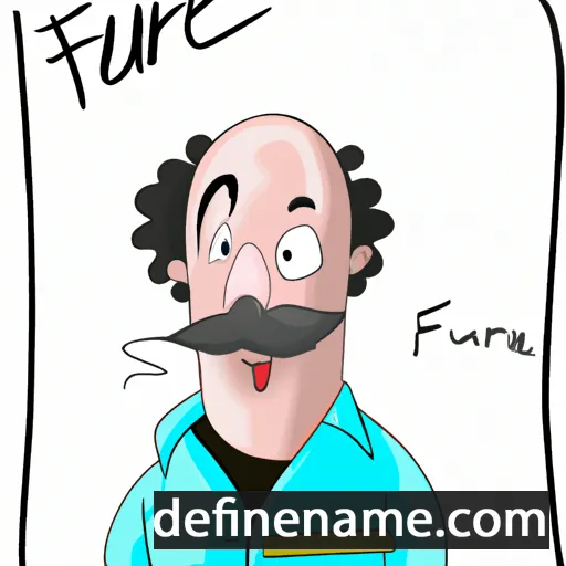 cartoon of the name Faure