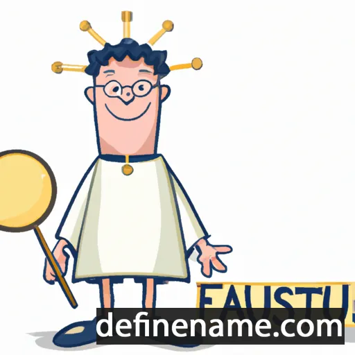 cartoon of the name Faustianus