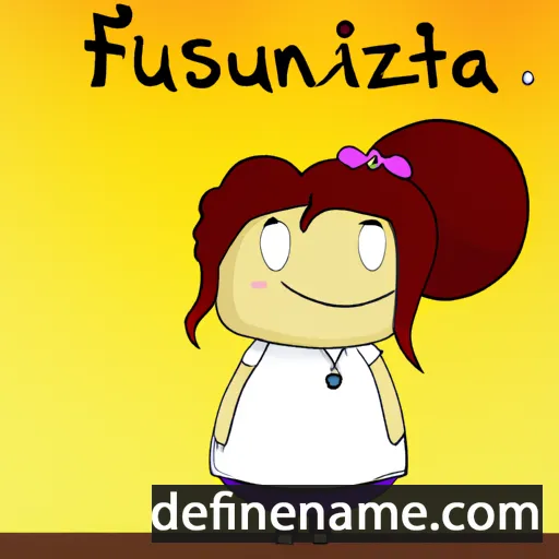 Fausztina cartoon