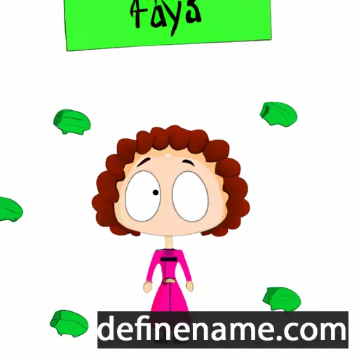 cartoon of the name Favia