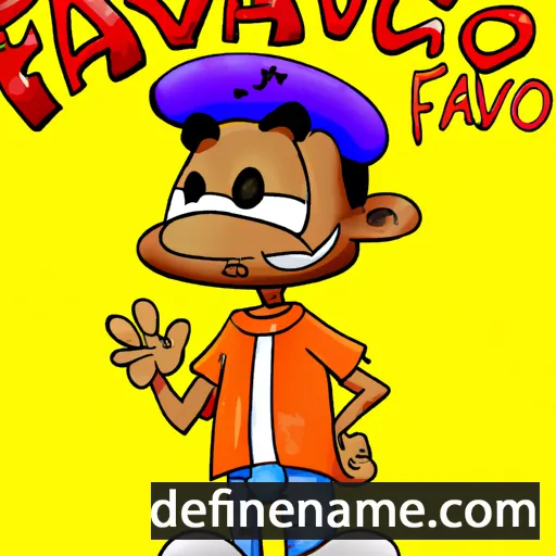 cartoon of the name Favianos