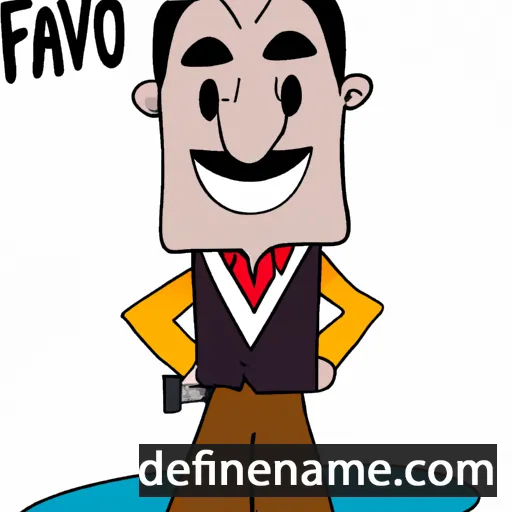 cartoon of the name Favio