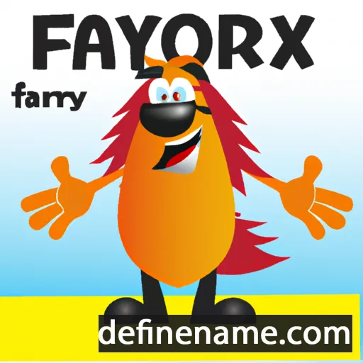 Faxrioy cartoon