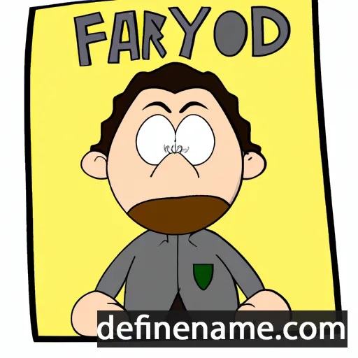 cartoon of the name Fayard