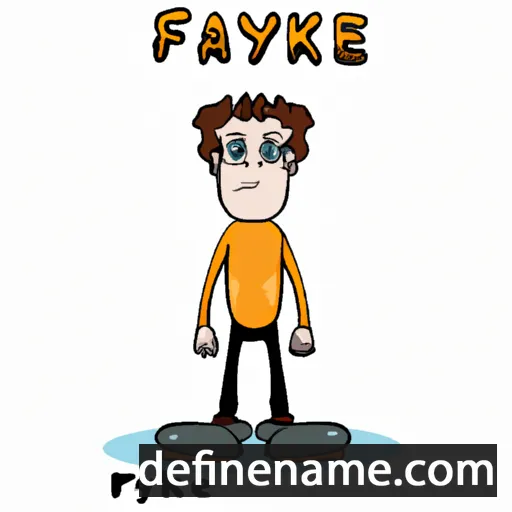 cartoon of the name Fayek