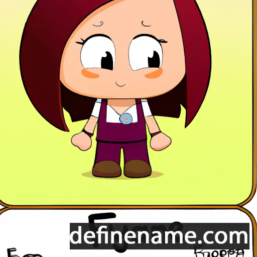 cartoon of the name Fayenne