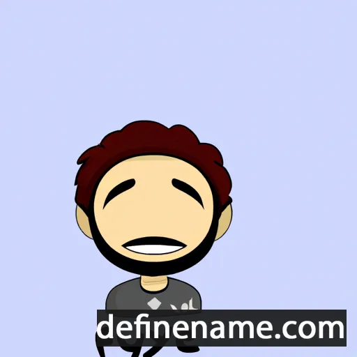 cartoon of the name Fayeq