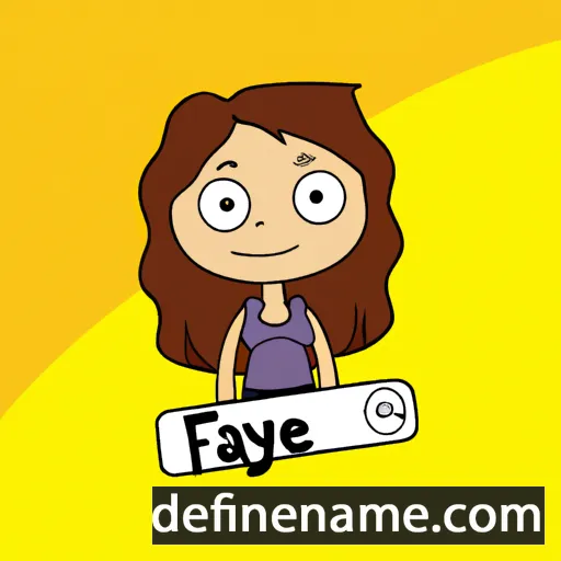 Faylee cartoon