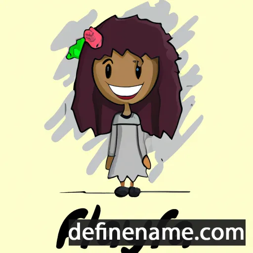 cartoon of the name Fayola