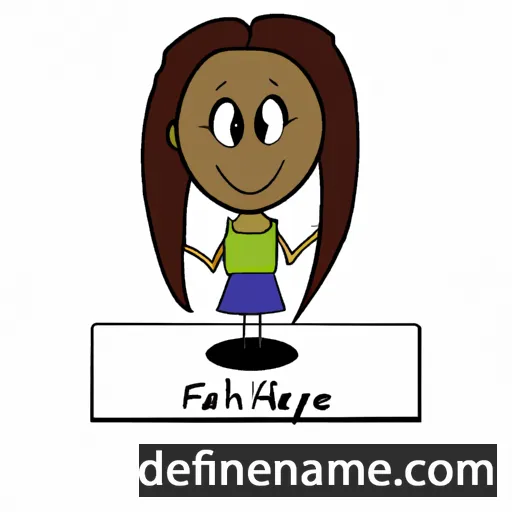 Faythe cartoon