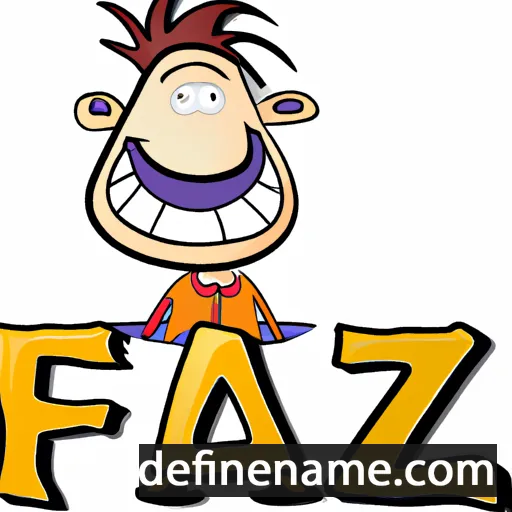 cartoon of the name Faz