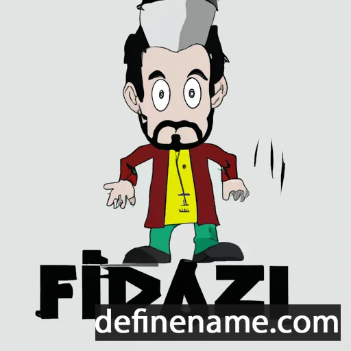 cartoon of the name Fazliddin