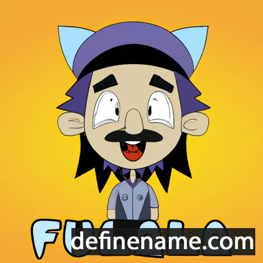 cartoon of the name Fazluna