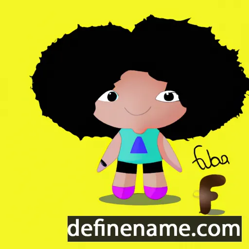 cartoon of the name Féba