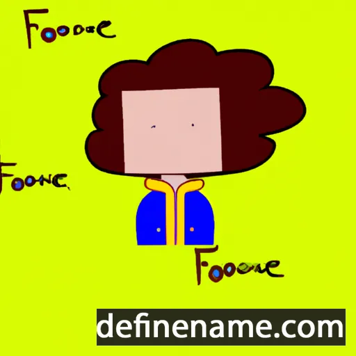 cartoon of the name Fébronie