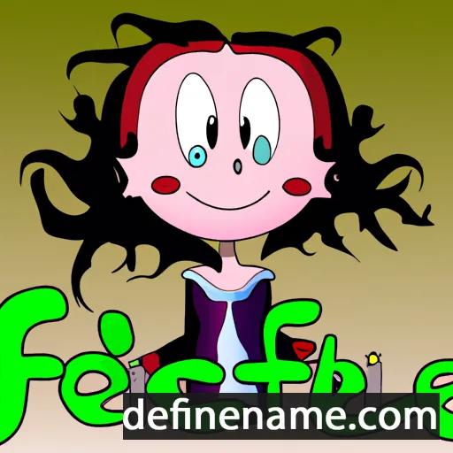 cartoon of the name Félicitaé