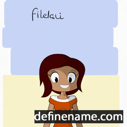 cartoon of the name Félisse