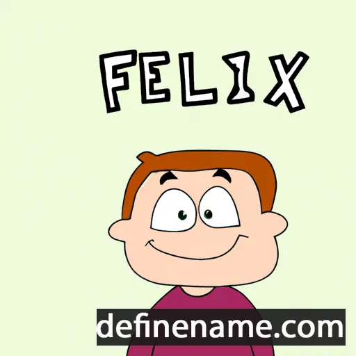 cartoon of the name Félixe