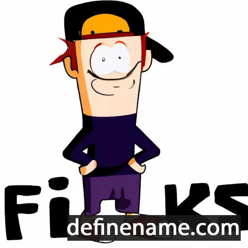 cartoon of the name Fēlikss