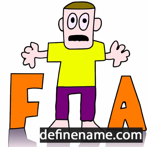 cartoon of the name Fear