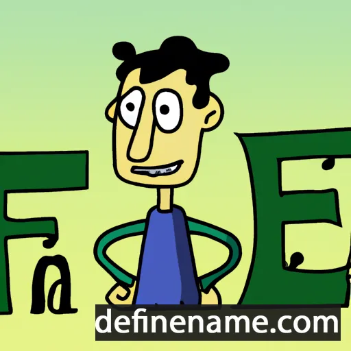 cartoon of the name Feđa