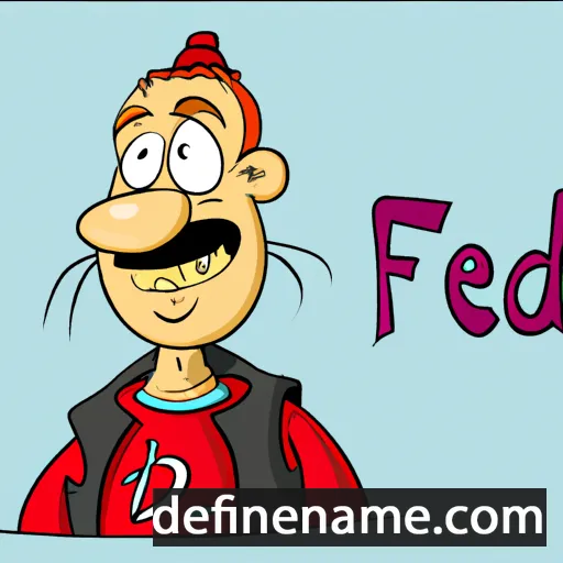 cartoon of the name Fedar