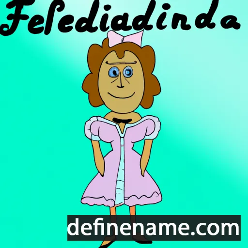 cartoon of the name Fedelina