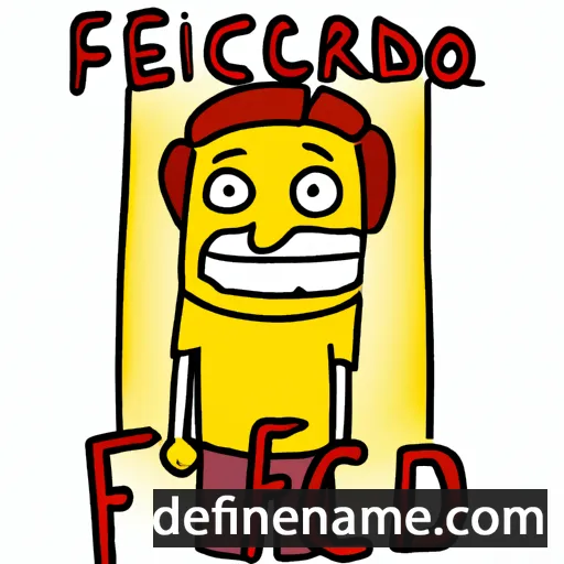 cartoon of the name Federiccu