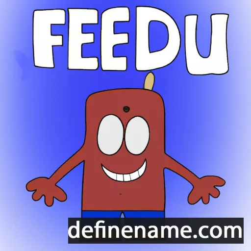 cartoon of the name Fedru