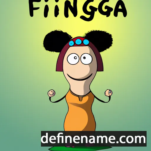 cartoon of the name Fegnija