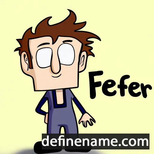 cartoon of the name Fehér