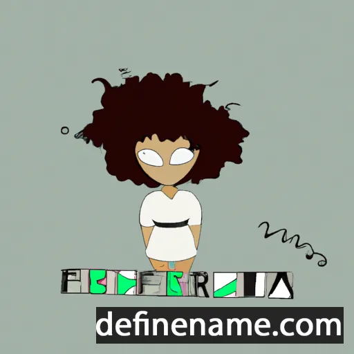 cartoon of the name Fehéra